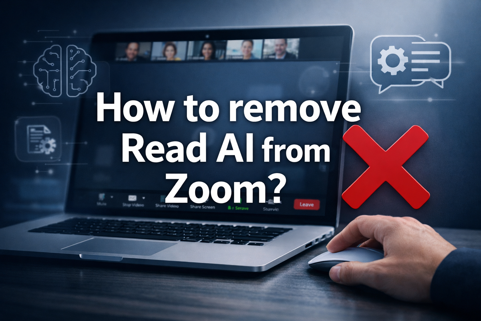 How to remove read ai from zoom?
