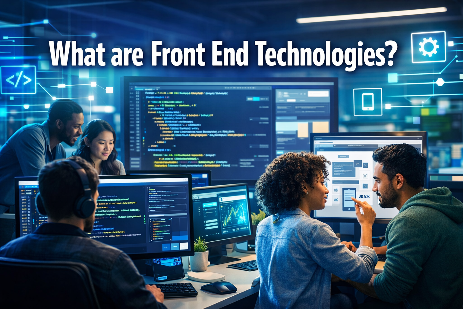 What are front end technologies?